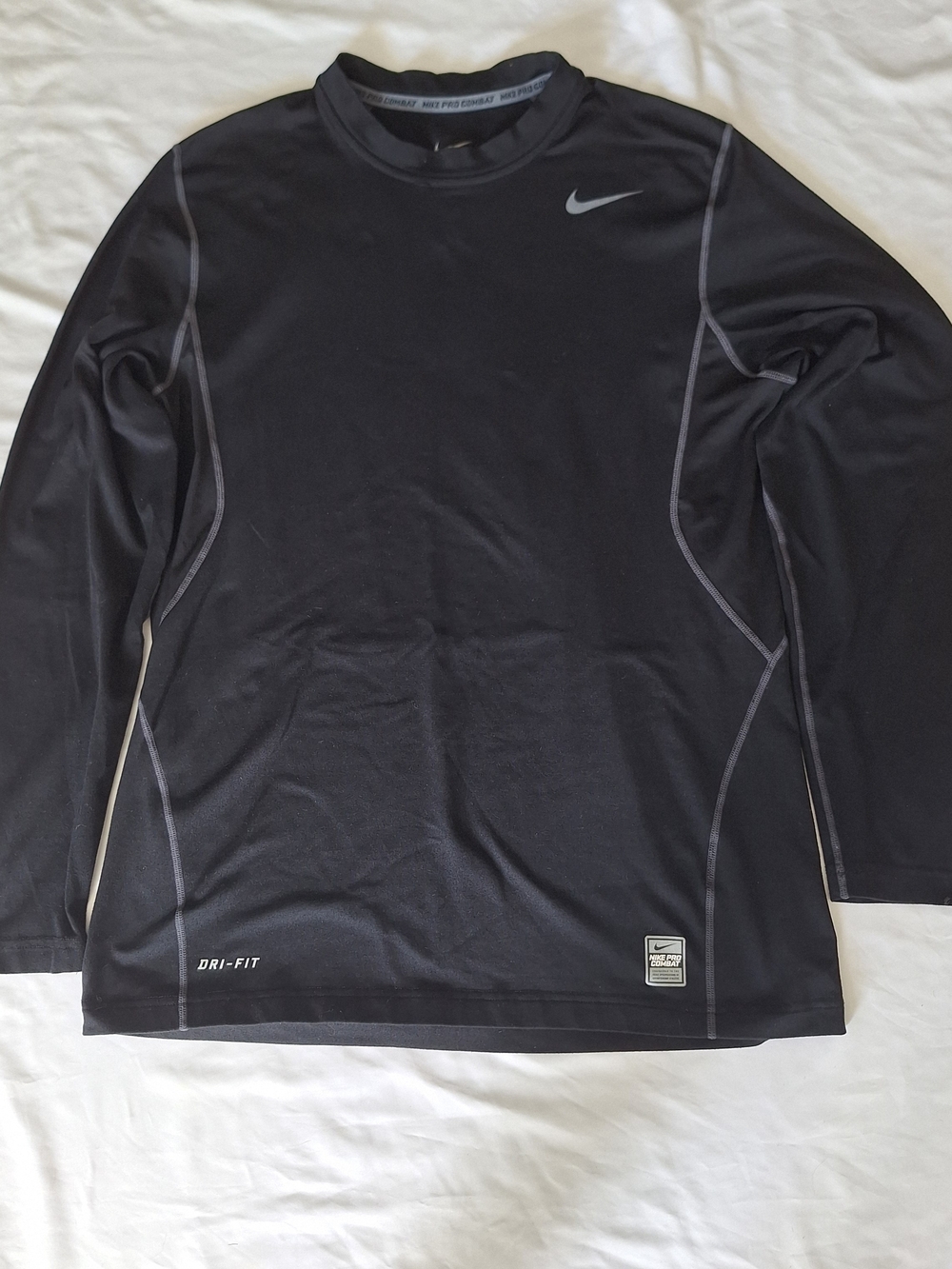 Nike Pro Combat Dri-fit black long sleeve shirt size M men